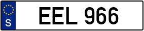 Truck License Plate